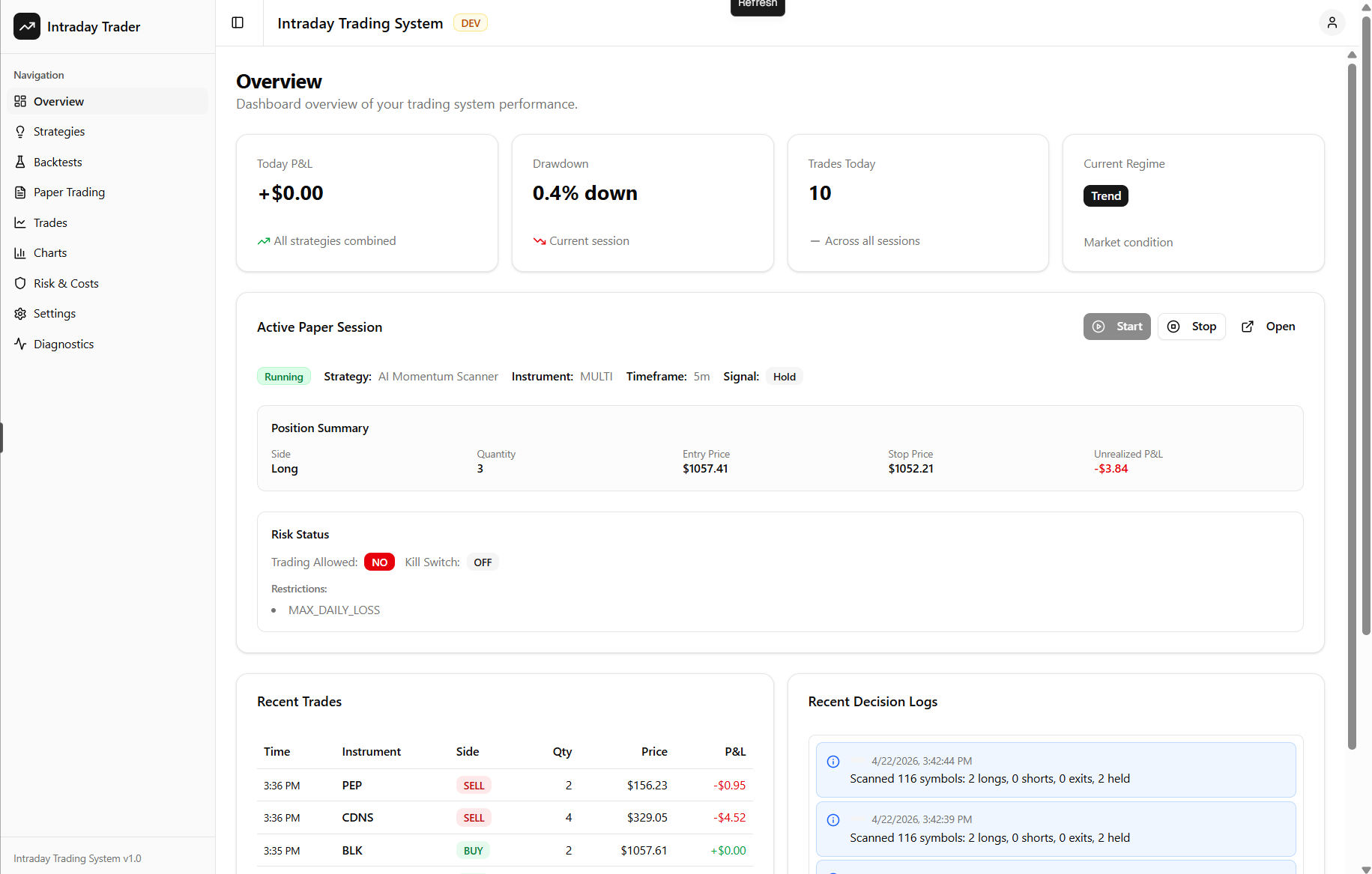 AI Trading Engine